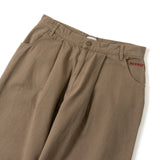 1tuck Duck Wide Taperd Pants