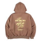 Goodvibesonly&和平一朵花連帽衫