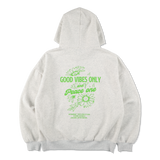 Goodvibesonly&和平一朵花連帽衫