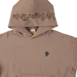 MSB logo embroidery hoodie spring color