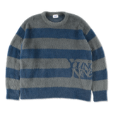 9090 X年輕歌曲Stripe船員頸編織