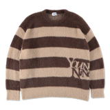 9090 X年輕歌曲Stripe船員頸編織