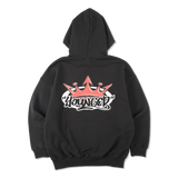 9090 x年輕歌曲國王徽標連帽衫