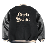9090×younger song Old English Stadium Jacket