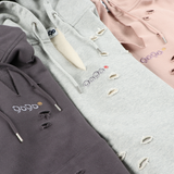 損壞徽標連帽衫