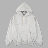 損壞徽標連帽衫