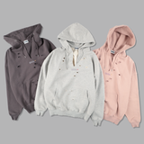 損壞徽標連帽衫