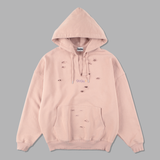 損壞徽標連帽衫