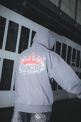 國王徽標連帽衫