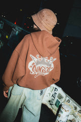 國王徽標連帽衫