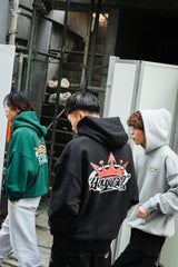 9090 x年輕歌曲國王徽標連帽衫