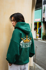 9090 x年輕歌曲國王徽標連帽衫