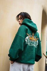 9090 x年輕歌曲國王徽標連帽衫