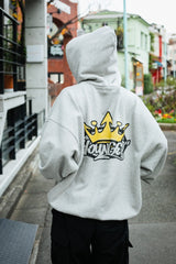 9090 x年輕歌曲國王徽標連帽衫