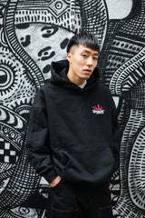 9090 x年輕歌曲國王徽標連帽衫