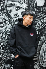 9090 x年輕歌曲國王徽標連帽衫