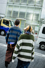 9090 X年輕歌曲Stripe船員頸編織