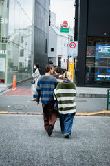 9090 X年輕歌曲Stripe船員頸編織