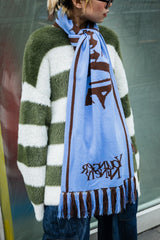 9090 X年輕歌曲Stripe船員頸編織