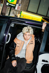 9090×younger song Old English Stadium Jacket