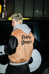 9090×younger song Old English Stadium Jacket