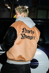 9090×younger song Old English Stadium Jacket