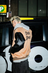 9090×younger song Old English Stadium Jacket