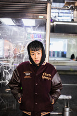 9090×younger song Old English Stadium Jacket