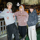 9090 x年輕歌曲化學拉鍊連帽衫