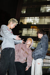 9090 x年輕歌曲化學拉鍊連帽衫