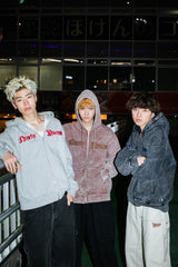 9090 x年輕歌曲化學拉鍊連帽衫