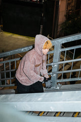 9090 x年輕歌曲化學拉鍊連帽衫