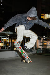 9090 x年輕歌曲化學拉鍊連帽衫