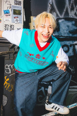 9090 Techno針織背心