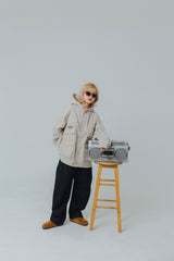 military hood shirt jacket