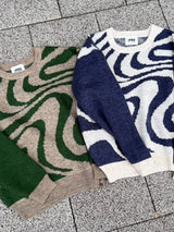 HTH 전체 패턴 니트