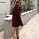 HTH cable knit short pants