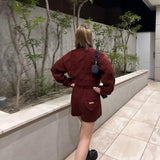 HTH cable knit short pants