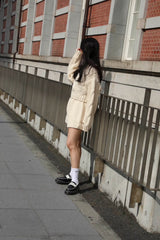 HTH cable knit short pants