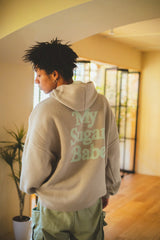 MSB針織徽標連帽衫