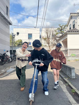 Radio wave knit polo