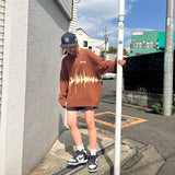 Radio wave knit polo