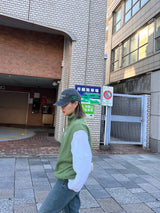 編織半拉鍊背心