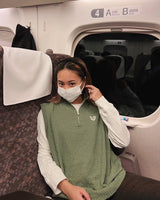 編織半拉鍊背心