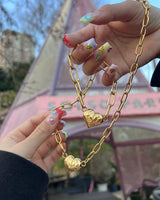 Magnet Logo Chain Necklace