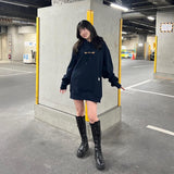 心臟徽標連帽衫