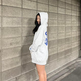 心臟徽標連帽衫