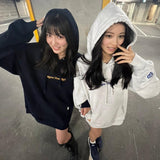 心臟徽標連帽衫