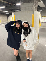 心臟徽標連帽衫