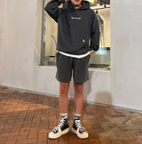 心臟徽標連帽衫